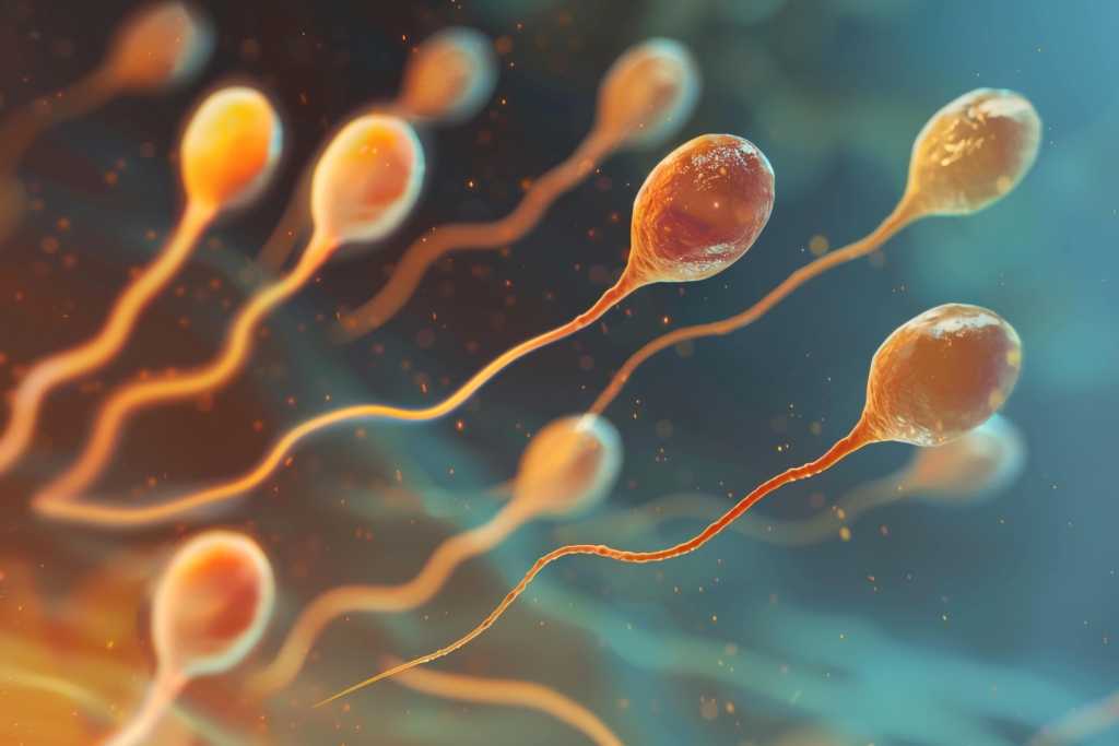 Sperm during IVF treatment